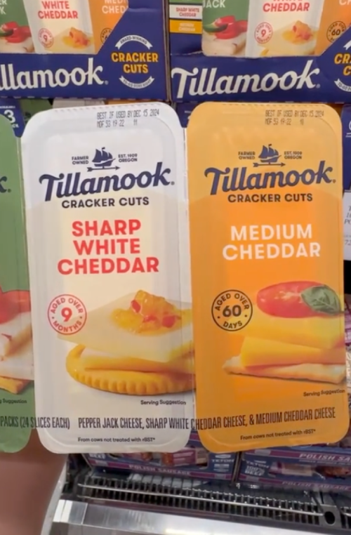 tillamook cracker cuts cheese trays